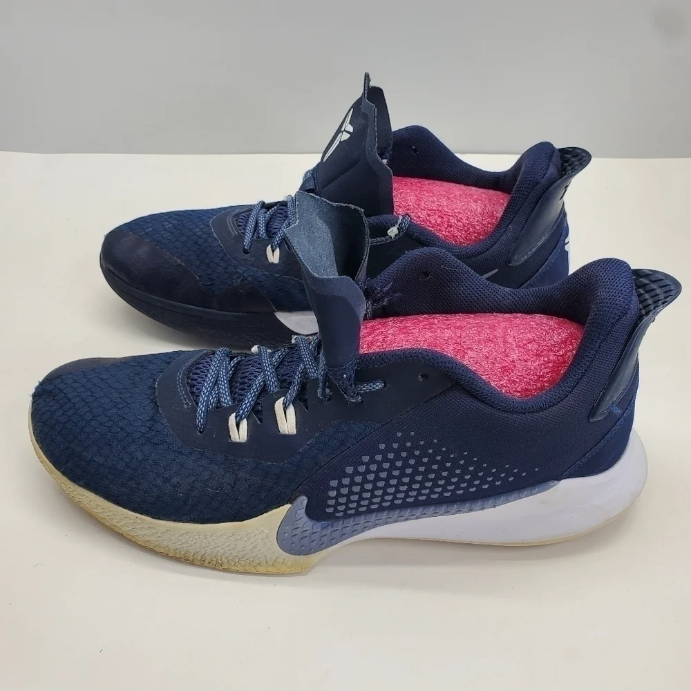 Nike Shoes Men's 11.5 Kobe Mamba Fury TB Navy Blue Sneakers CK6632-400
